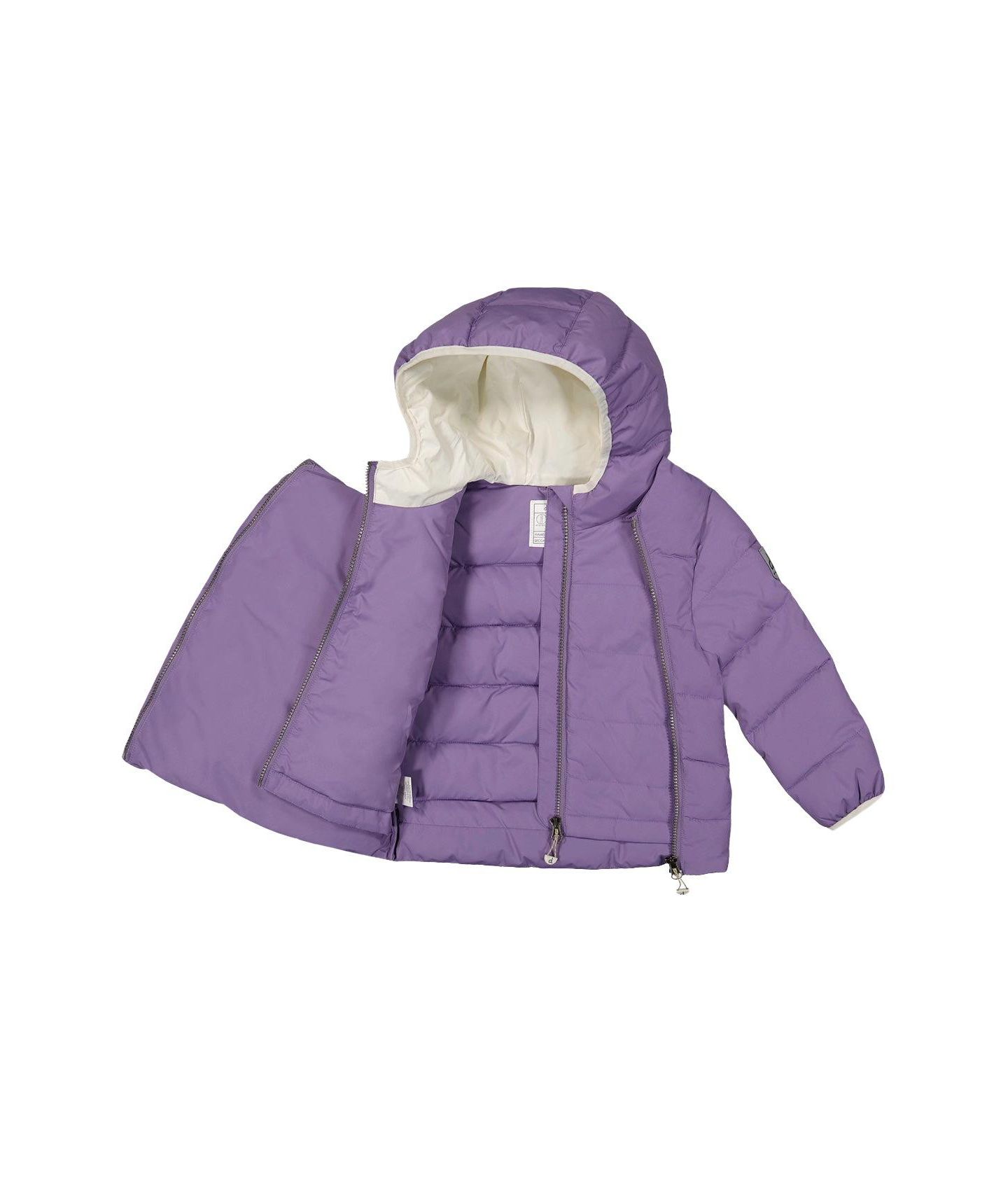 Куртка Deux par Deux Winter Jacket Adapted for Car Seats для девочек-малышей, цвет: Фиолетовый — фото 6