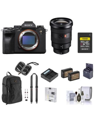 Alpha 1 Mirrorless Camera with FE 50mm f/1.2 G Master Lens, Bundle with 160GB CFexpress Memory Card, Backpack, Strap, 2x Battery, Charger