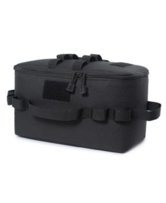 11L Camping Cookware Organizer Tote Bag With Shoulder Strap Molle Panels