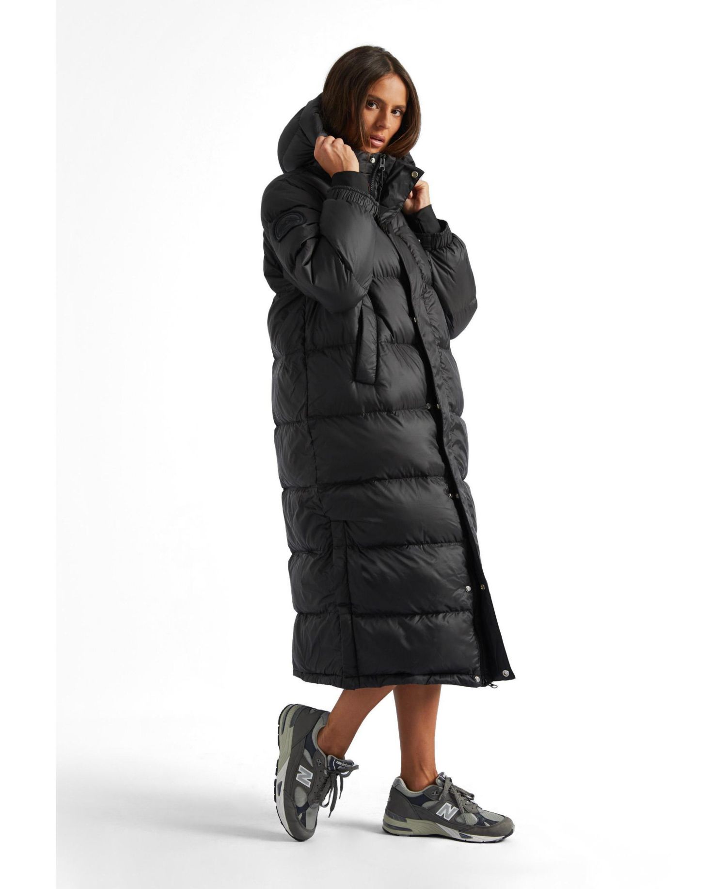 Women's Longline Midi Puffer Coat