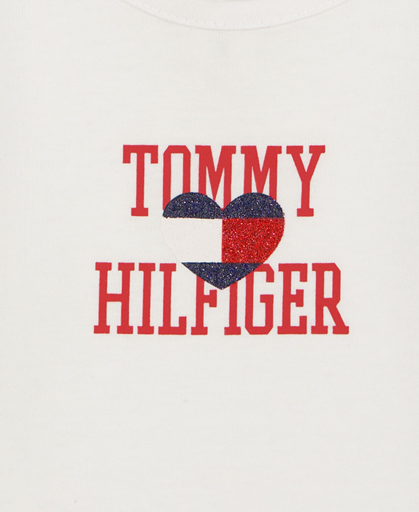 Детский комплект Tommy Hilfiger для девочки: куртка, футболка и брюки, цвет: Тёмно-синий / Белый — фото 4