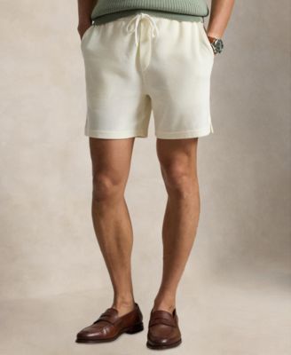 Men's Textured Pointelle Shorts, 6" Inseam