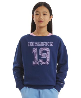 Girls' 7-16 Crewneck Graphic Sweatshirt