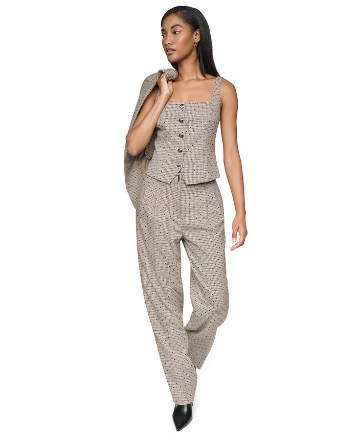 Women's Embellished Houndstooth Blazer, Regular & Petite - thumbnail 6