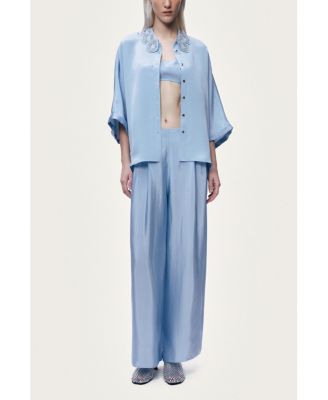 Women's Accessory Collar Detail Shirt