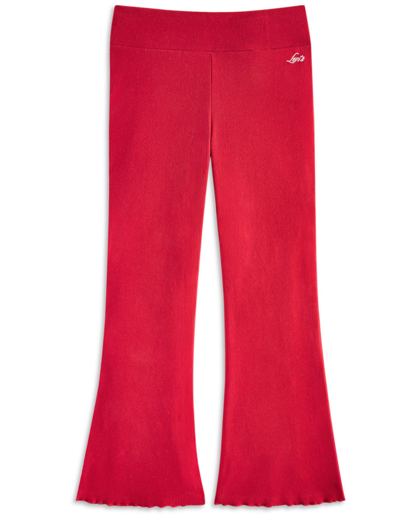 Брюки Levi's Ribbed-Flared Pull-On Pants для девочек, цвет: Emboldened — фото 5