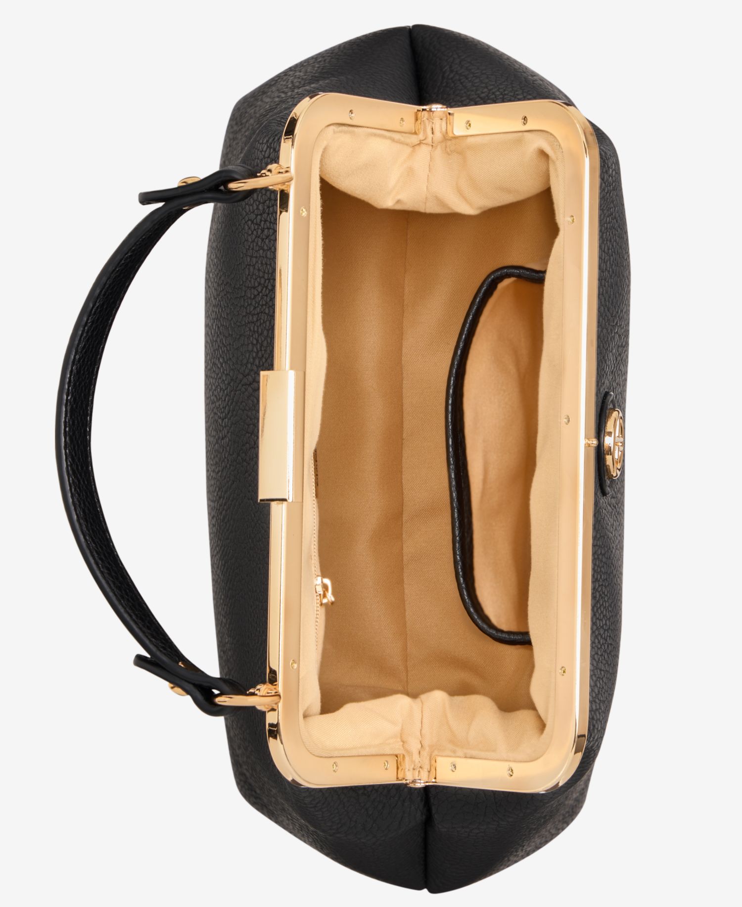 Pebble Framed Clutch Crossbody Bag