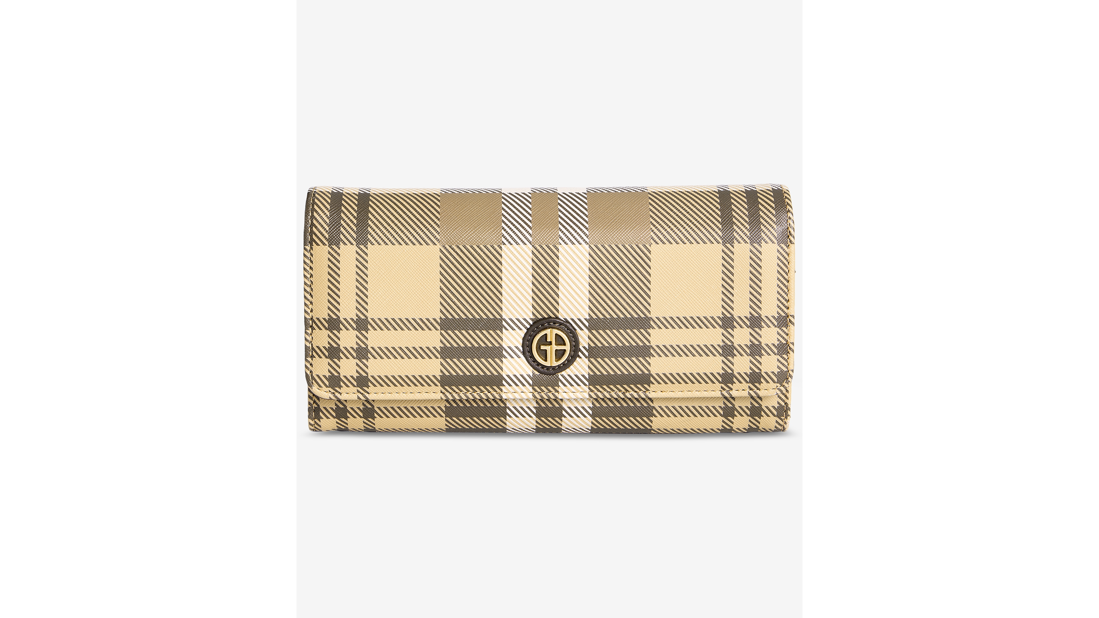 Giani Bernini Fall Plaid Framed Receipt Manager Wallet, Macy's Exclusive