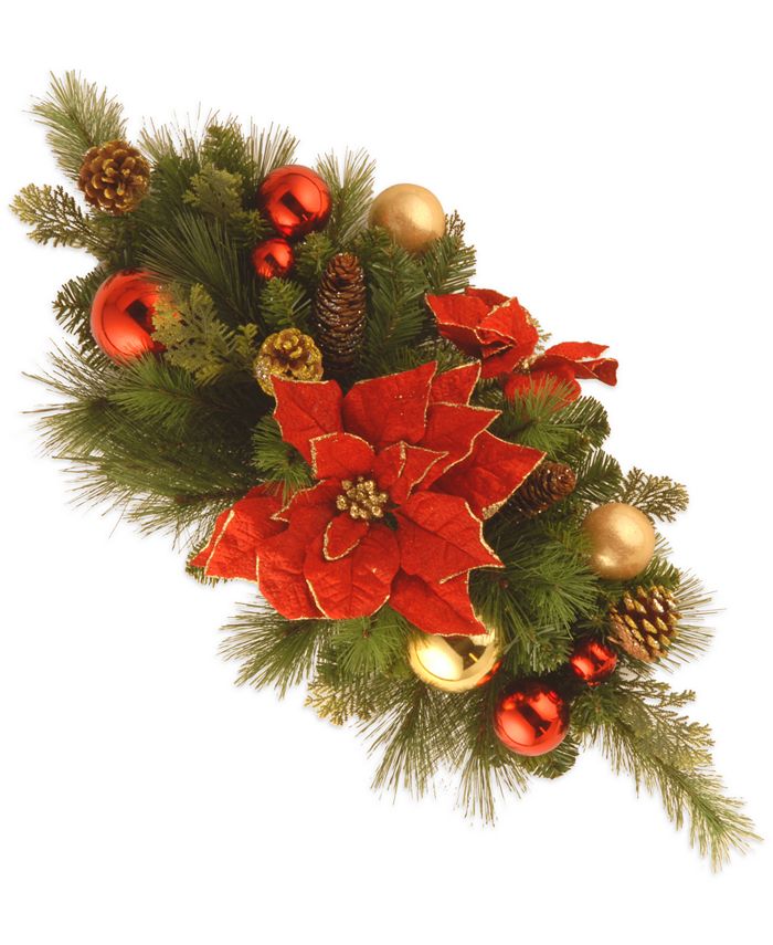 National Tree Company - 30" Decorative Collection "Home For the Holidays" Centerpiece