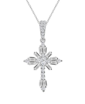 Fancy Layered Cross Necklace