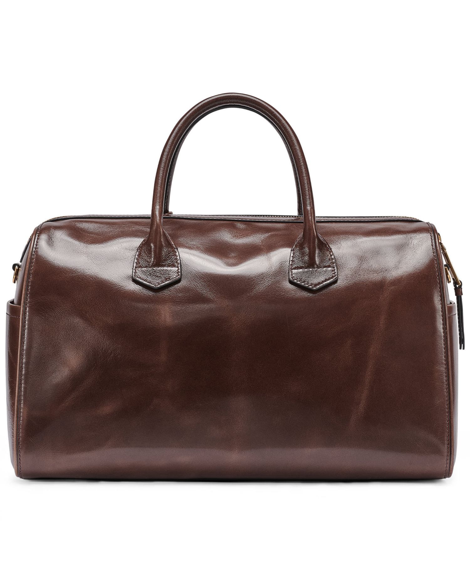 Perette Barrel Medium Leather Crossbody Handbag