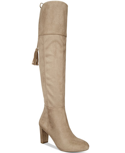 INC International Concepts Women's Hadli Wide-Calf Over-The-Knee Boots, Only at Macy's