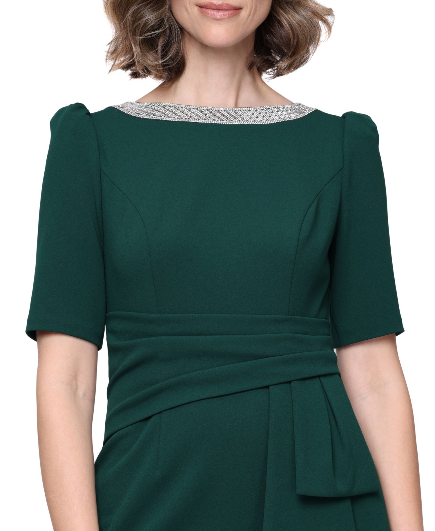 Women's Embellished Work Sheath Dress