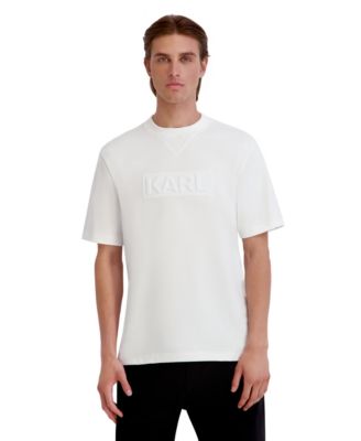 Men's Embossed Karl Logo Cotton T-Shirt