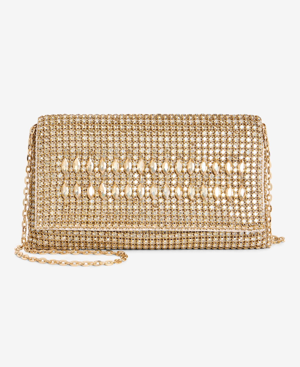 I.n.c. International Concepts Prudence X Marquise-Stone Embellished Evening Clutch, Macy's Exclusive