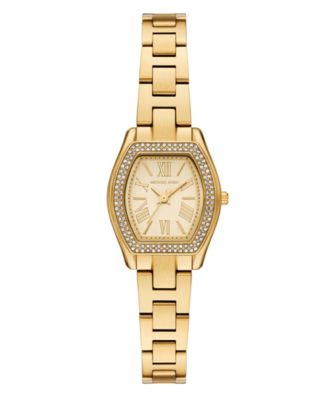 MICHAEL Women's Chelsea Three-Hand Gold-Tone Stainless Steel Watch 25mm