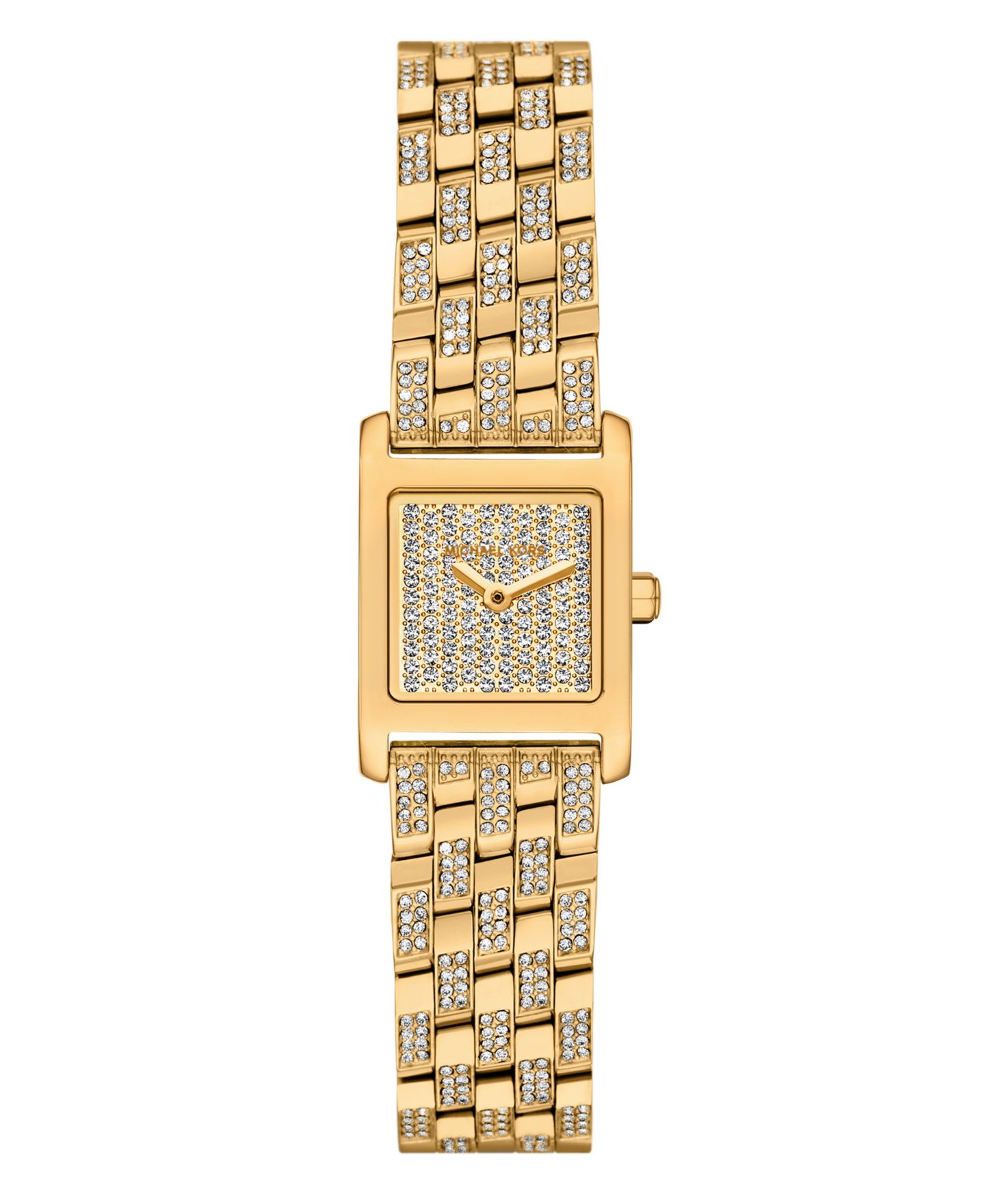 Женские часы Michael Kors Georgie Two-Hand Gold-Tone Stainless Steel 19mm — фото 1