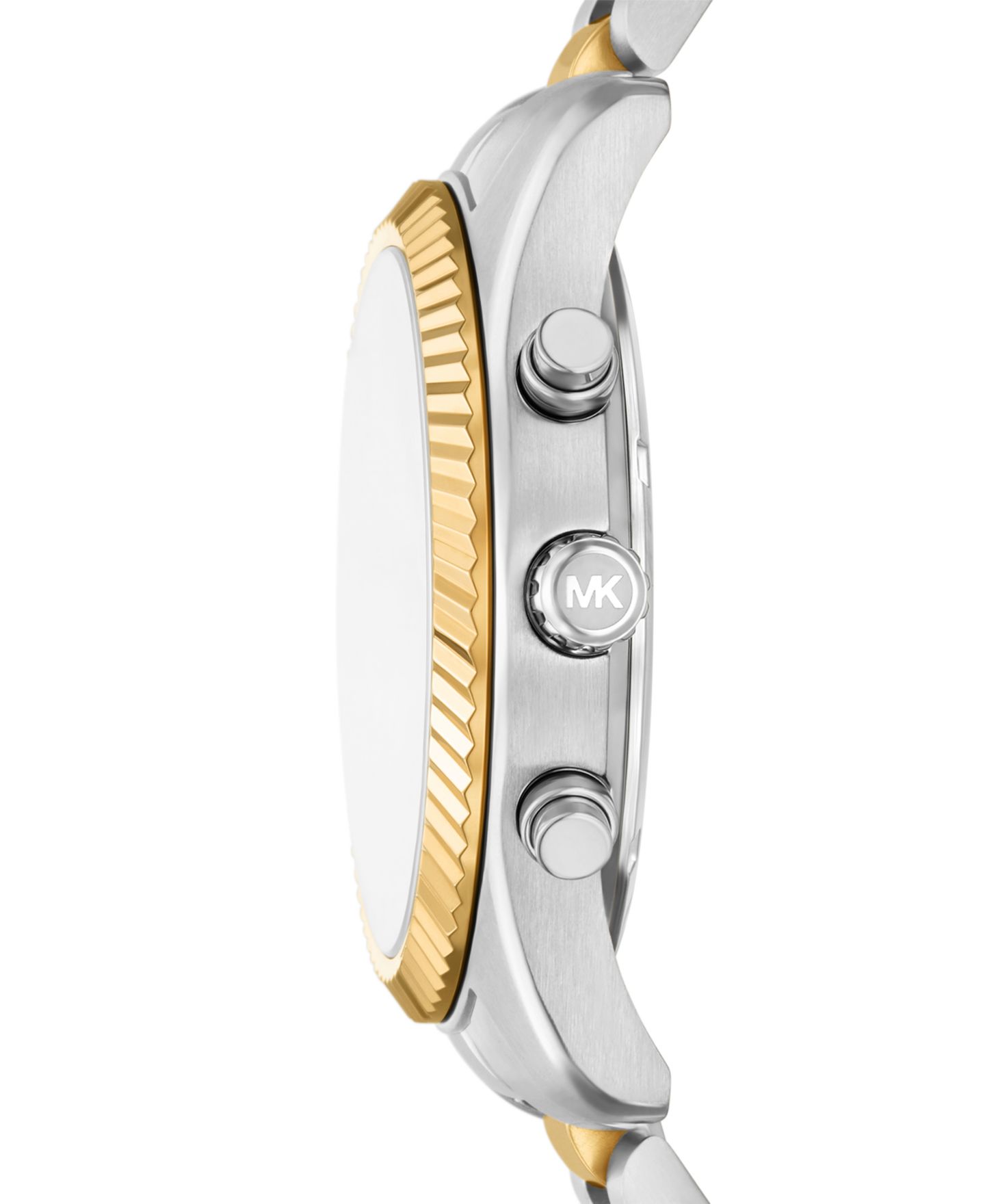 Мужские часы Michael Kors MICHAEL Lexington Chronograph Two-Tone Stainless Steel Watch 44mm — фото 3