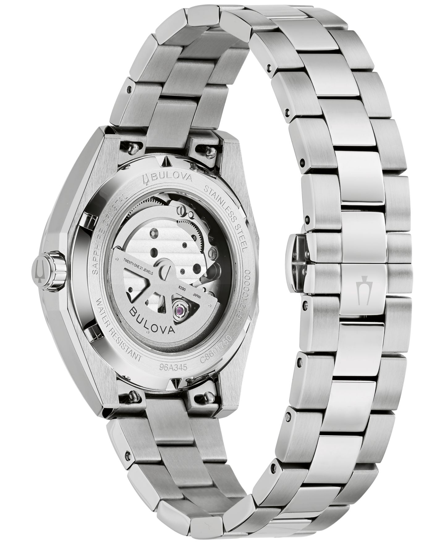 Мужские часы Bulova Automatic Surveyor Silver-Tone Stainless Steel Bracelet Watch 39mm — фото 3