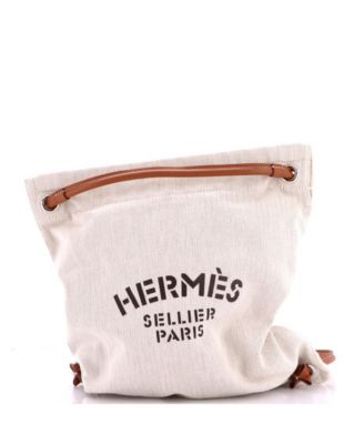 Pre-Owned HERMES MM Aline Bag Toile