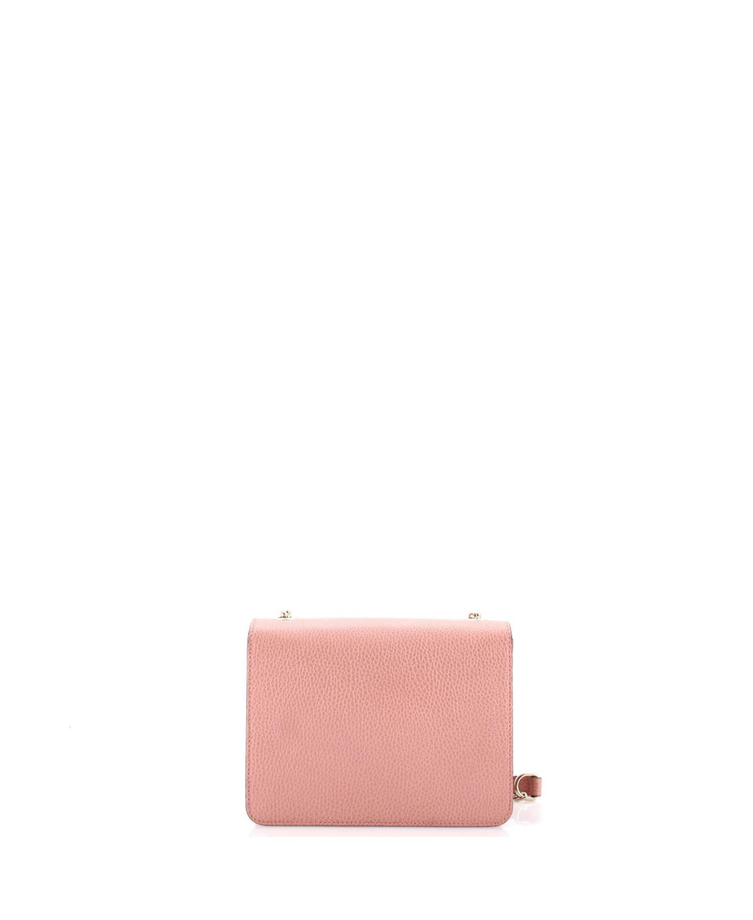 Small Interlocking Shoulder Bag Leather