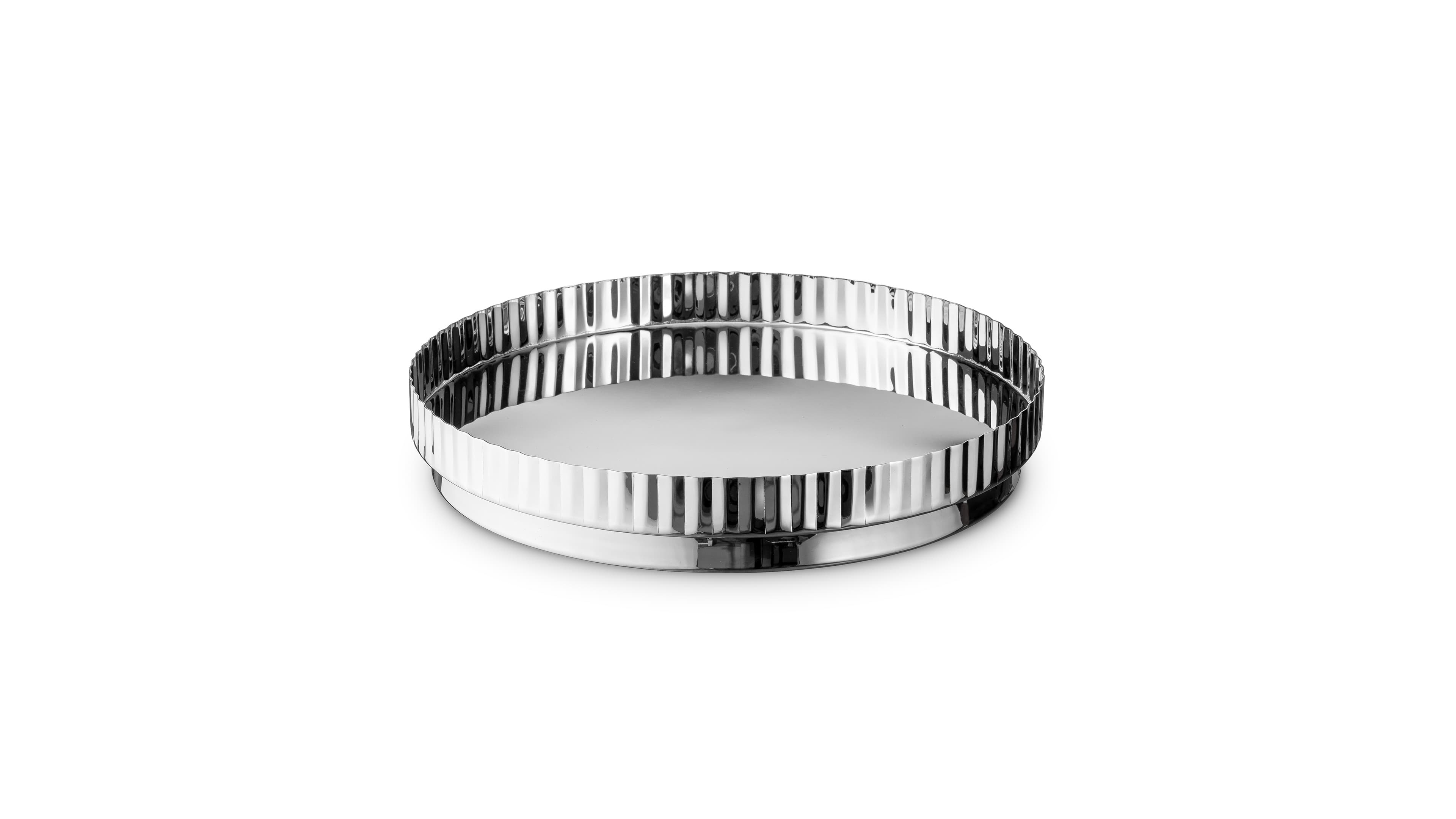 Godinger Waves Stainless-Steel 13.25" Decorative Serving Tray