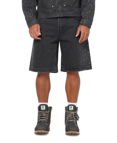Мужские шорты SAINT MORTA Amplus Divine Riot Jorts, цвет: Чёрный