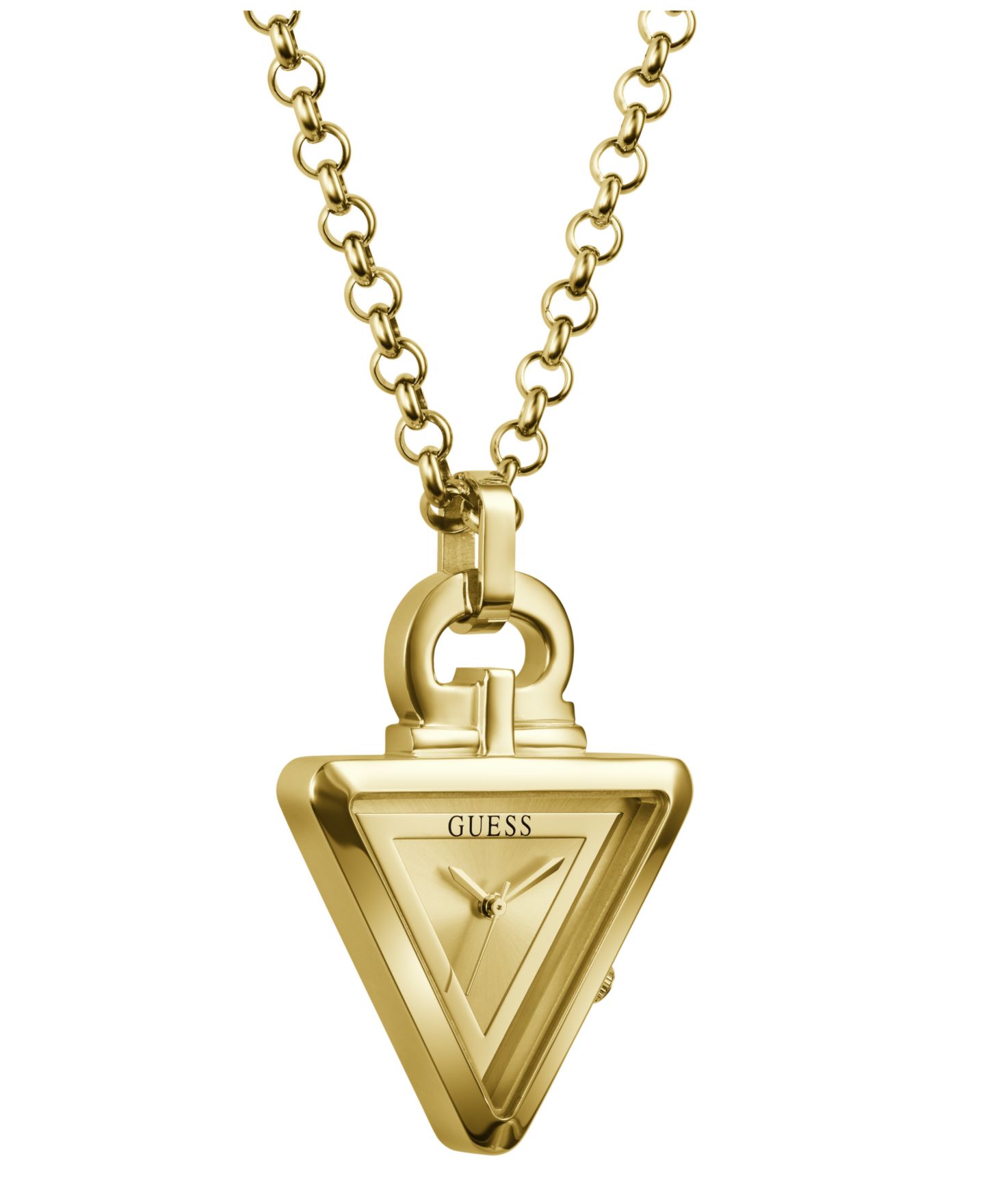 Мужские часы GUESS Quartz Gold-Tone Stainless Steel 30mm — фото 2
