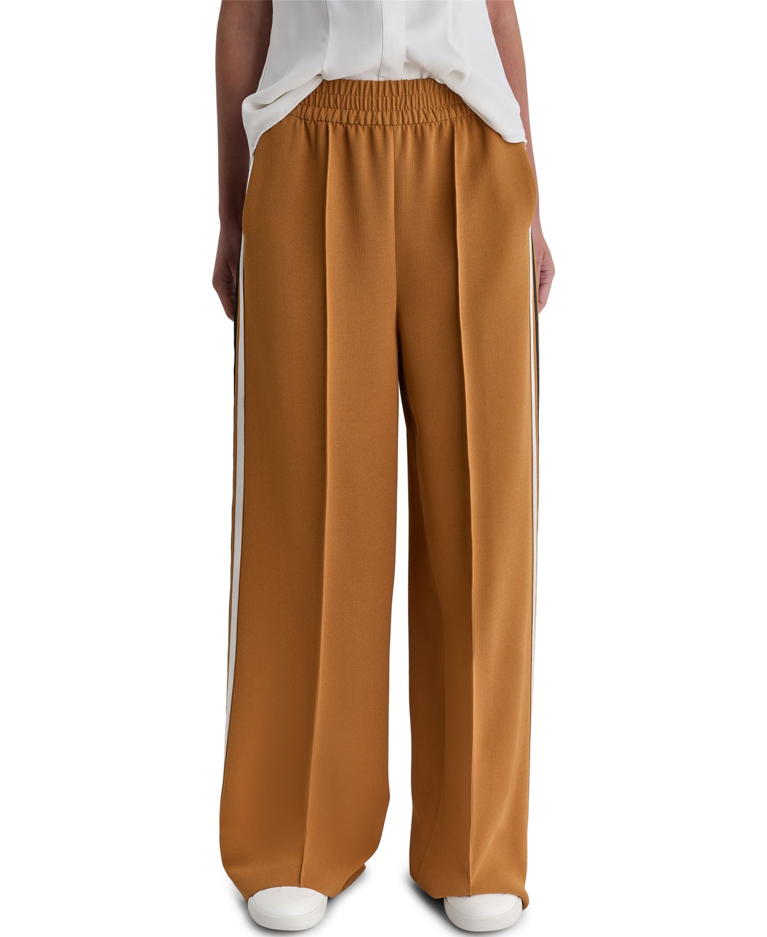 Women's Wide-Leg Pull-On Track Pants
