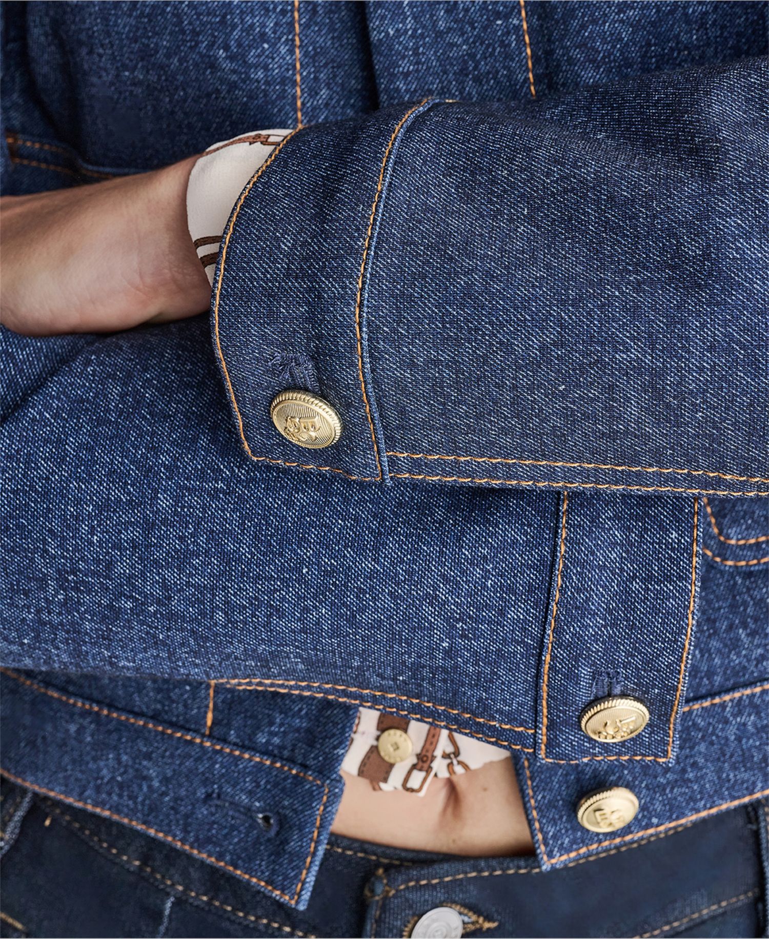 Women's Denim Trucket Cropped Jacket