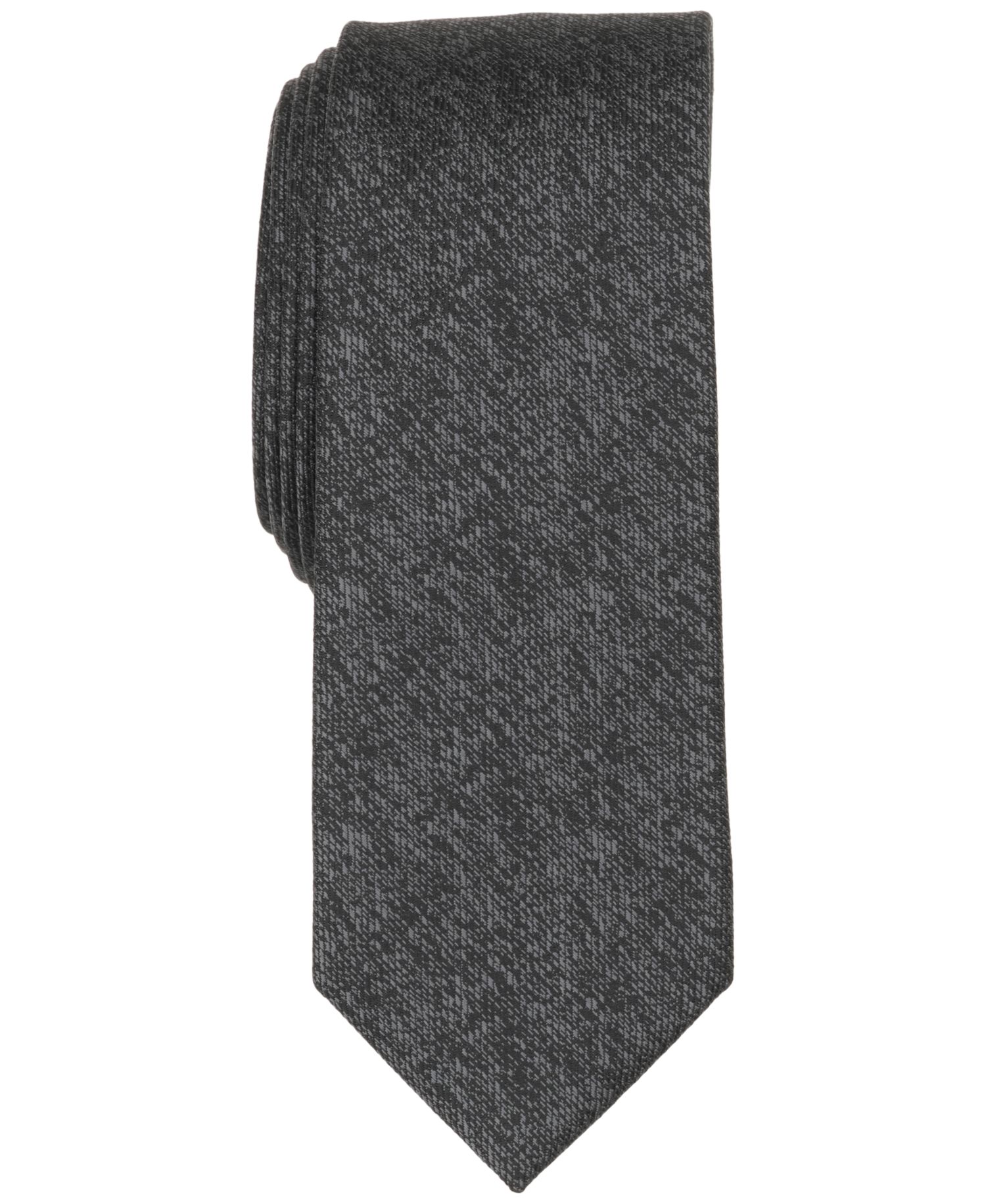 Men's Textured Skinny Tie