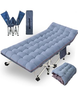 Oversize XXL Camping Mattress Folding Bed Carry Bag Heavy Duty Indoor Outdoor