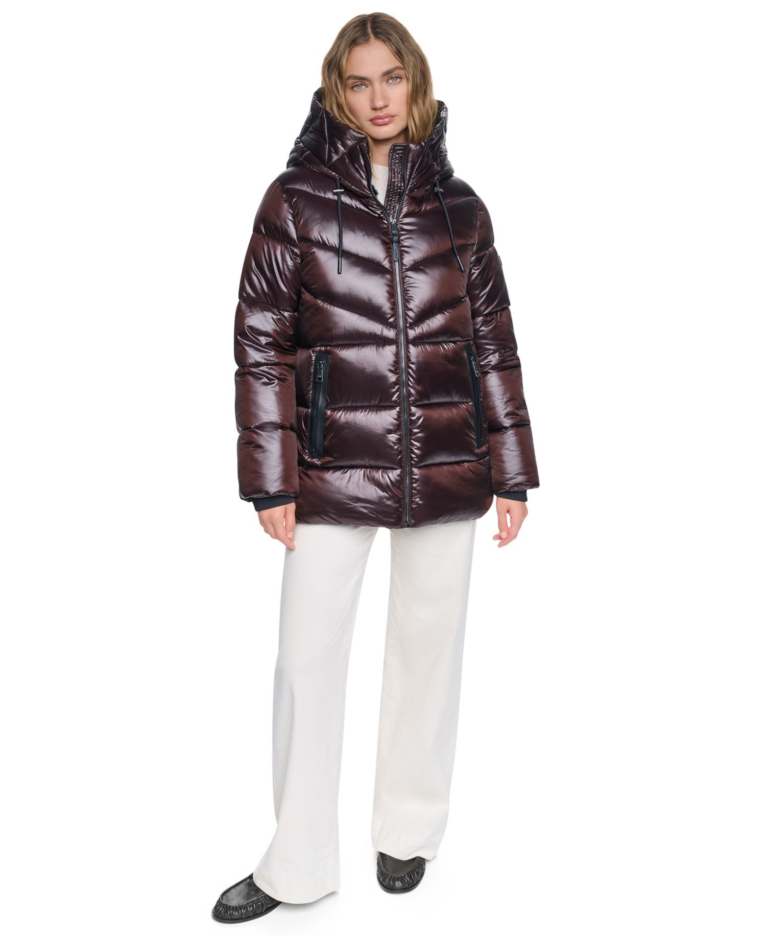 Women's Shine Hooded Puffer Coat