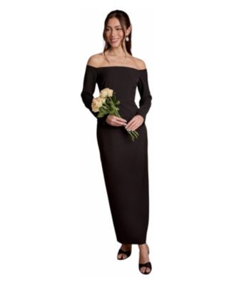 Women's Bardot Long-Sleeve Maxi Dress