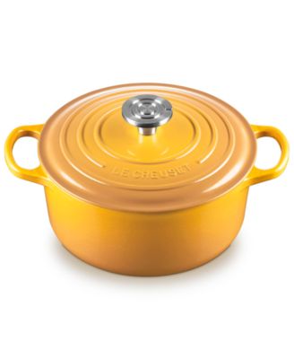 Signature Enameled Cast Iron 5.5-Quart Round Dutch Oven
