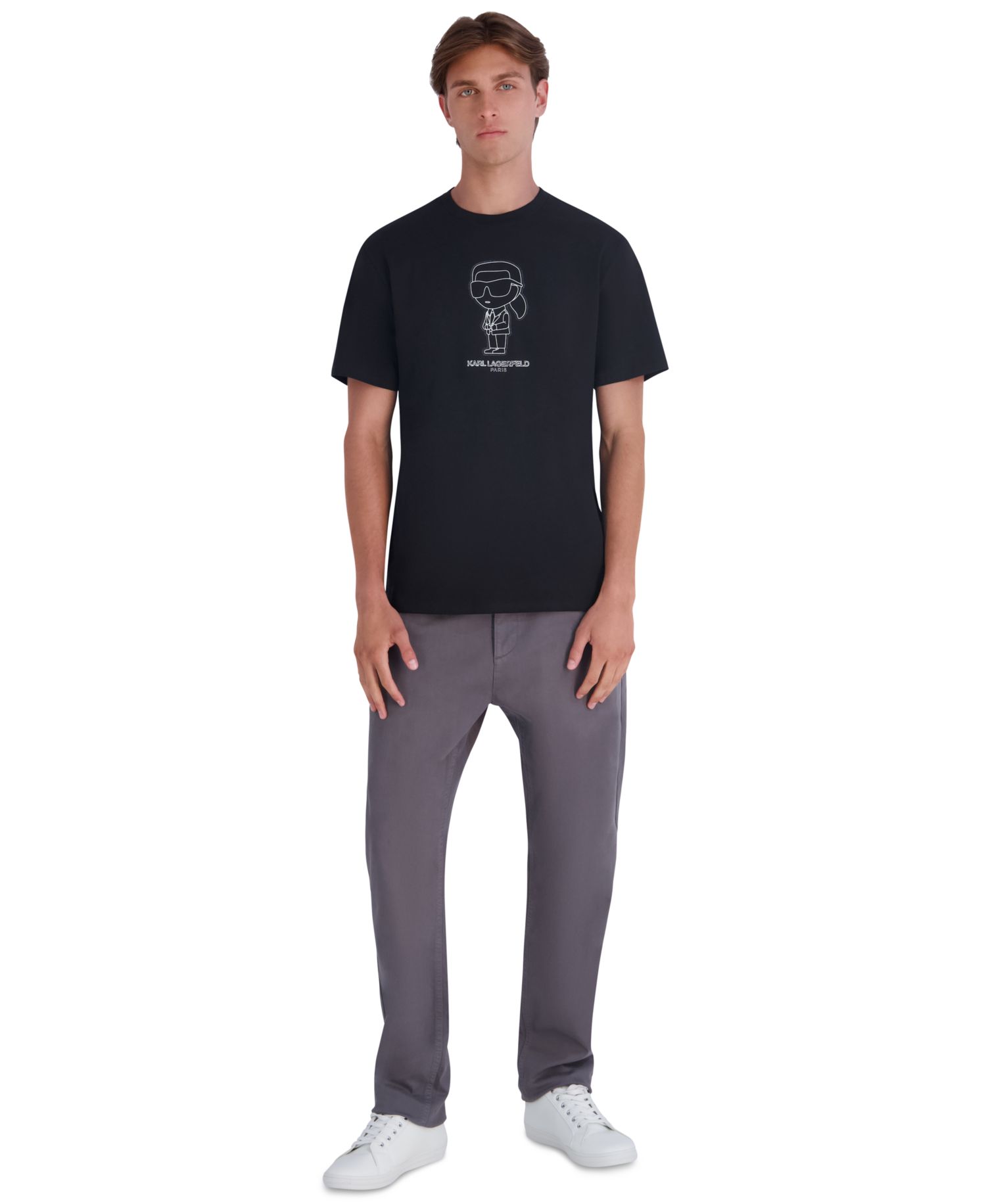 Men's Outlined Crewneck T-Shirt