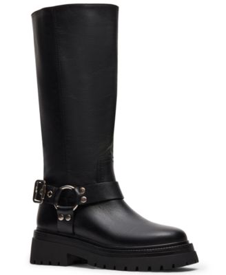 Women's Everest Platform Lug-Sole Engineer Tall Boots