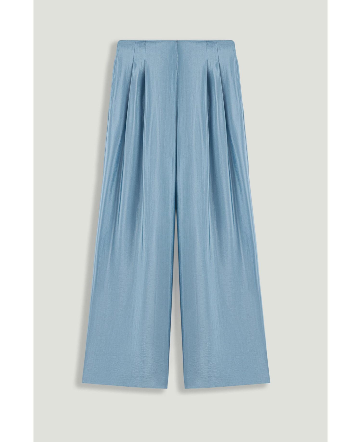 Women's Pleated Wide Leg High-Rise Trousers