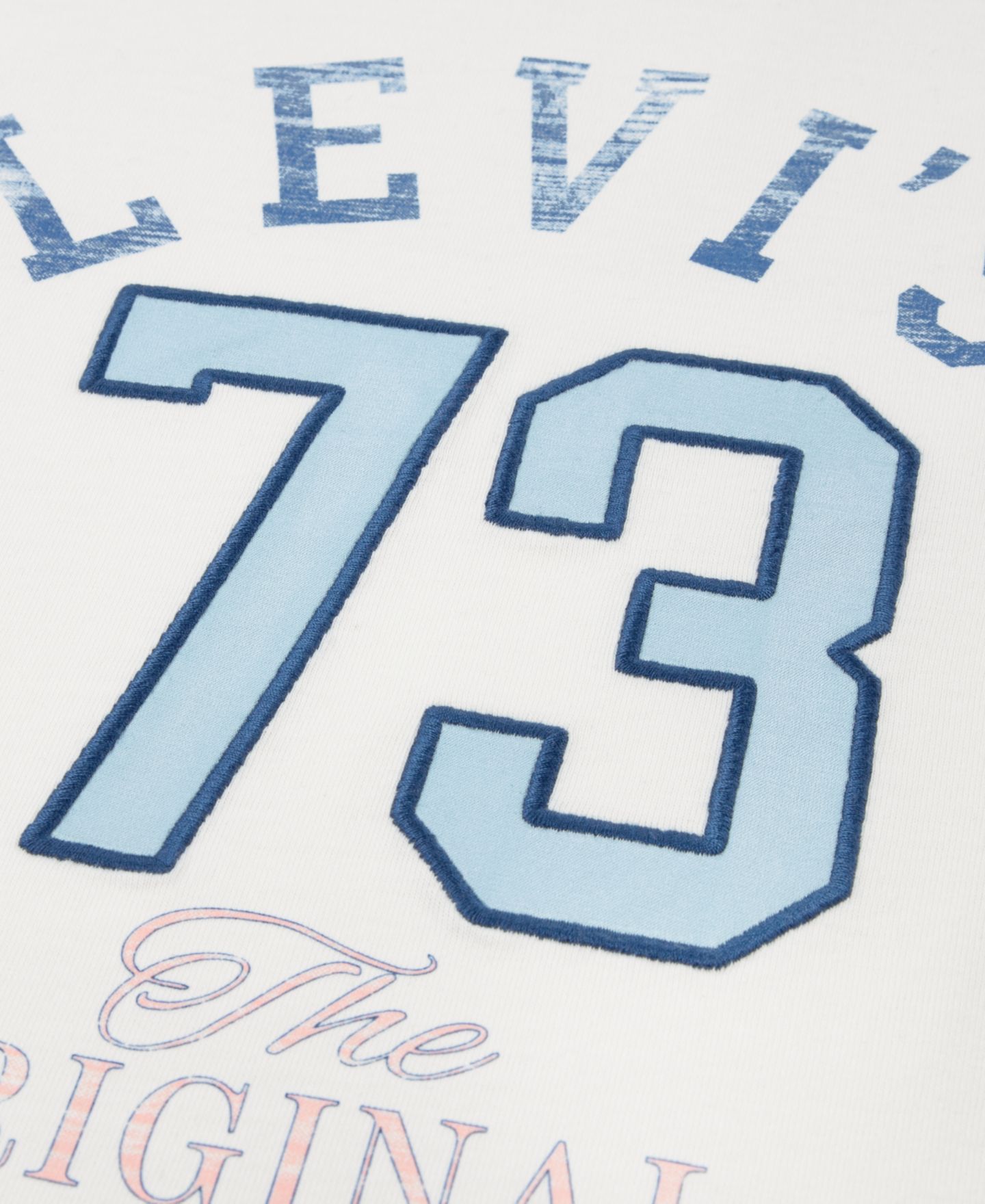 Футболка Levi's Vintage Sports Oversized T-Shirt для девочек, цвет: Levi's Egret — фото 6