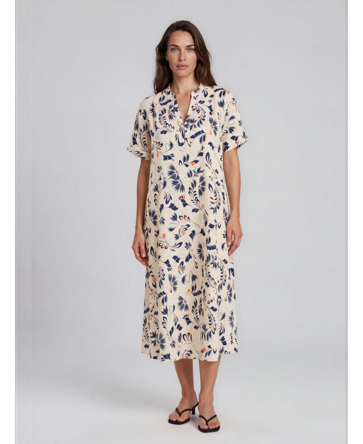 Masai Copenhagen Women's Manirevia Soft Linen Midi Dress