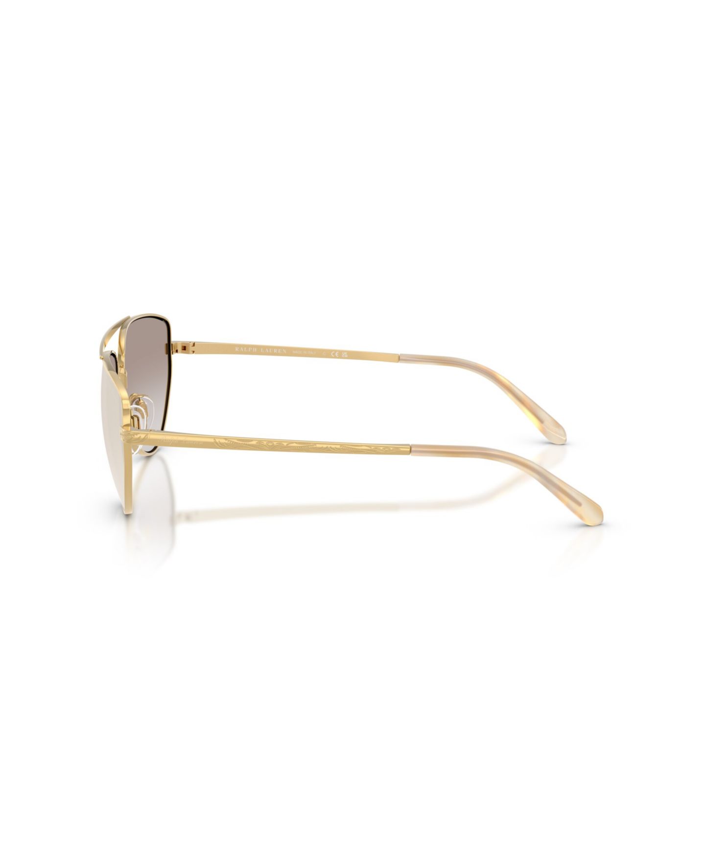 Женские солнцезащитные очки Ralph Lauren Sunglasses, RL7090, цвет: Блестящий золотой — фото 3