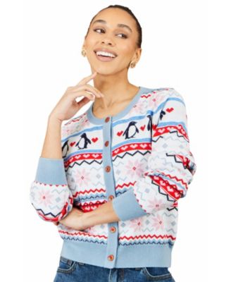 Women's Penguin Fair Isle Cardigan
