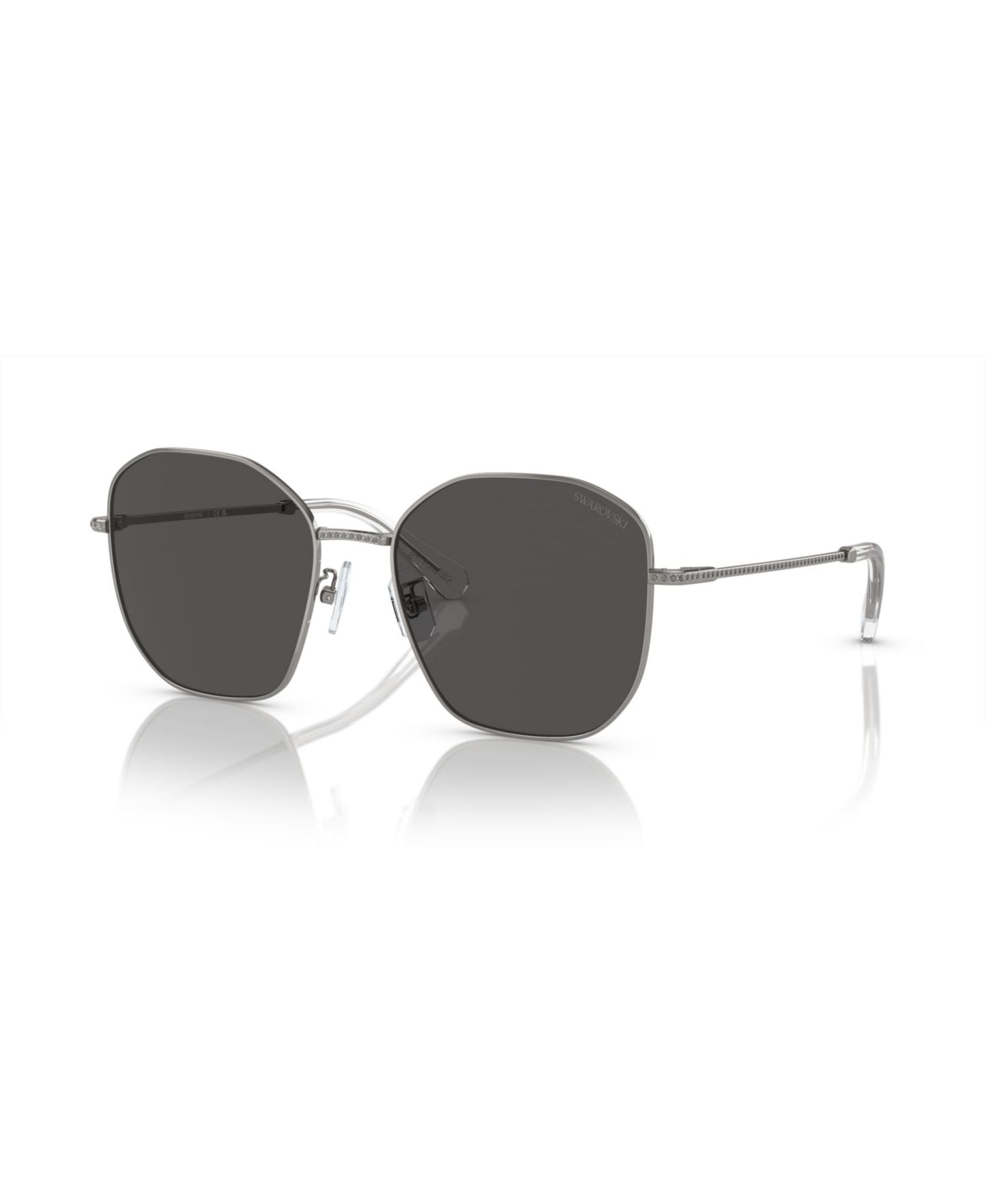 Женские солнцезащитные очки Swarovski Sunglasses, SK7012D, цвет: Графитовый металлик — фото 1