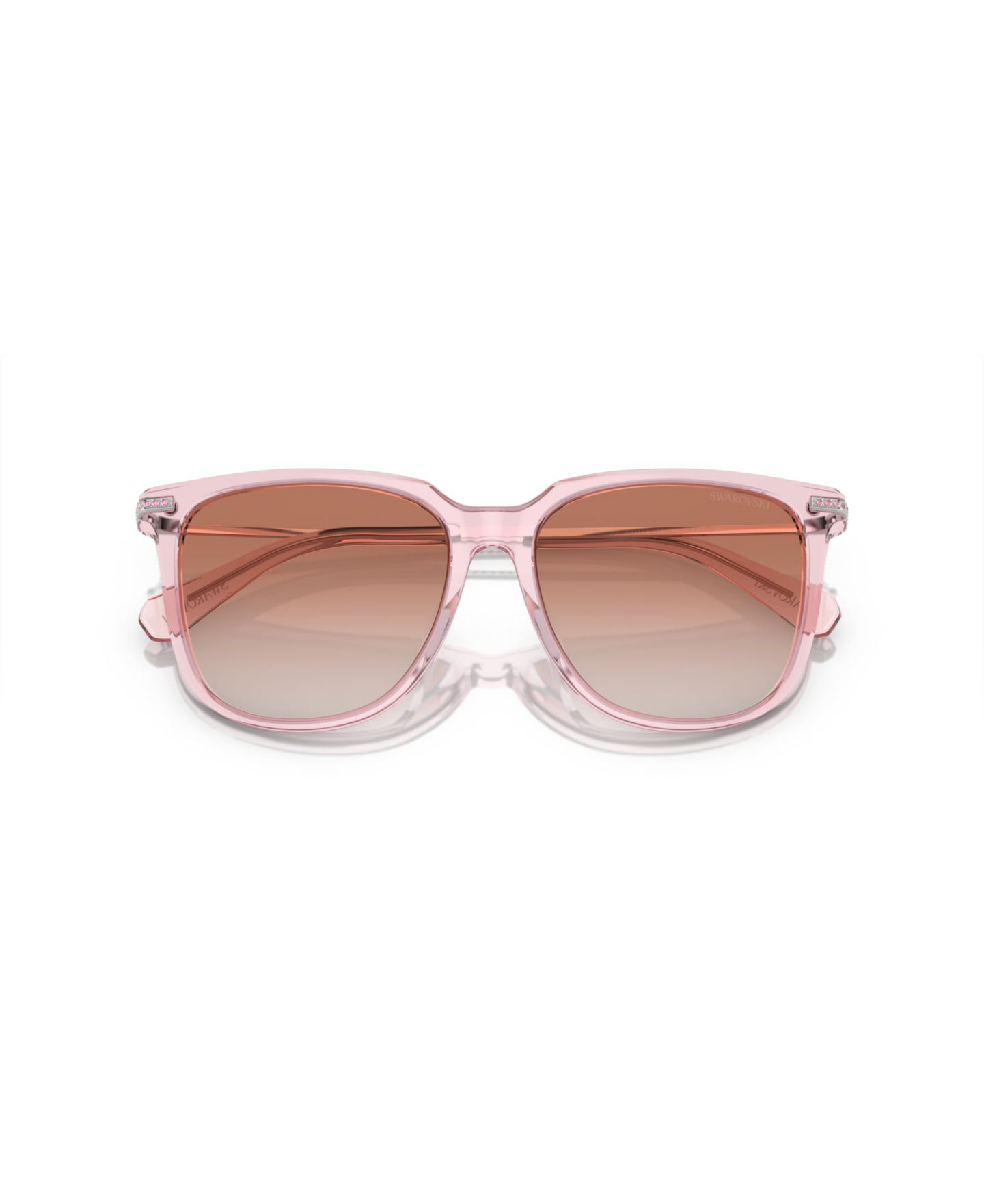 Женские солнцезащитные очки Swarovski Sunglasses, SK6015D, цвет: Розовый — фото 5