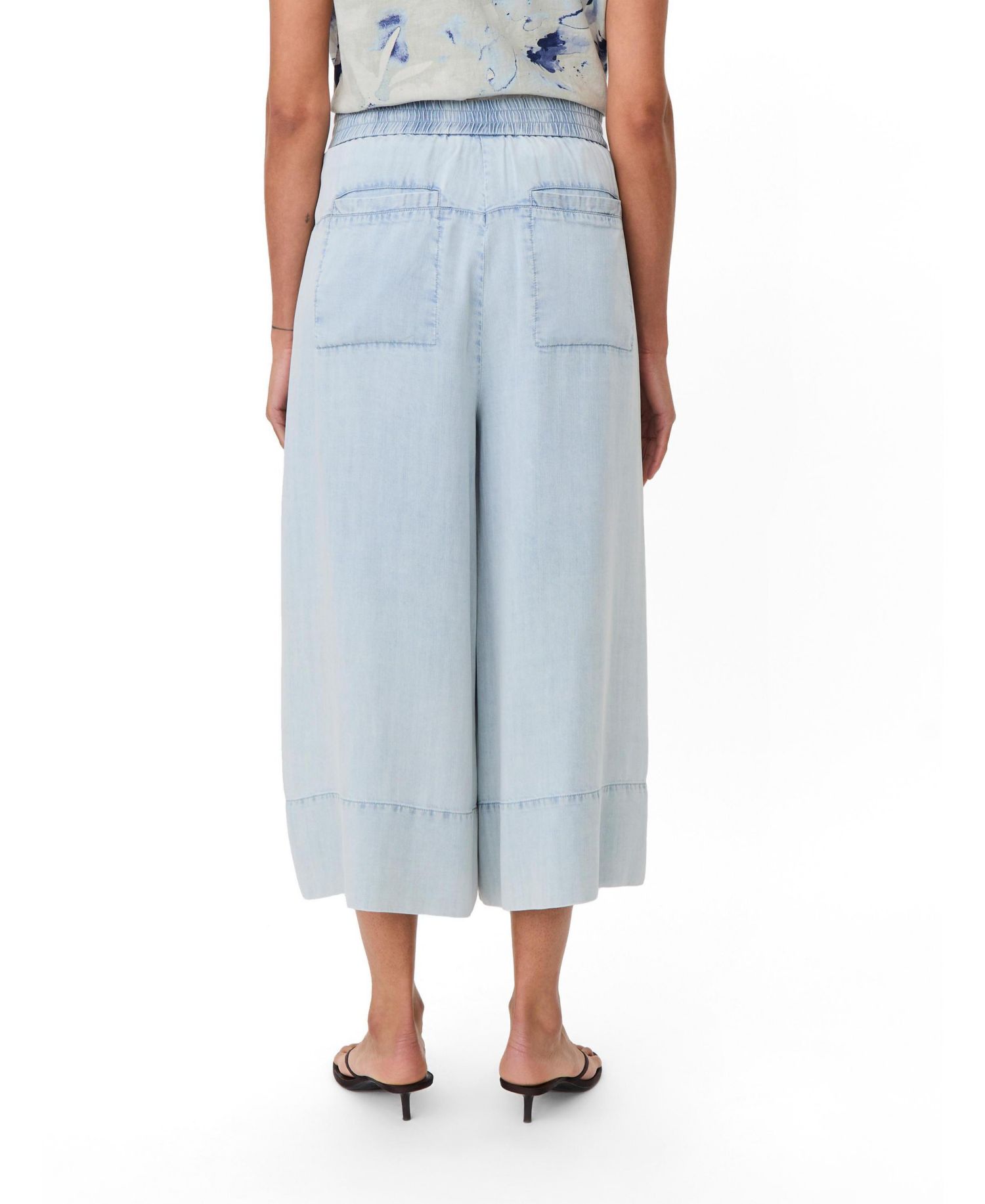 Women's Maportia Denim Wide-Leg Culotte Trouser