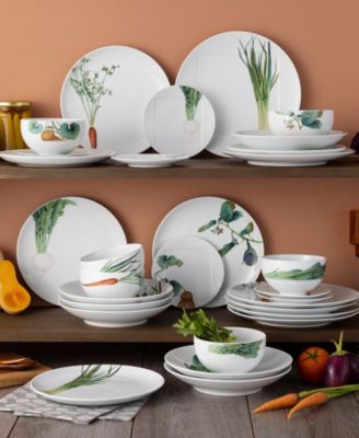 Noritake 大皿 4枚セット ホワイト/グリーン◎E255 Noritake Kyoka Shunsai Collection - Macy's