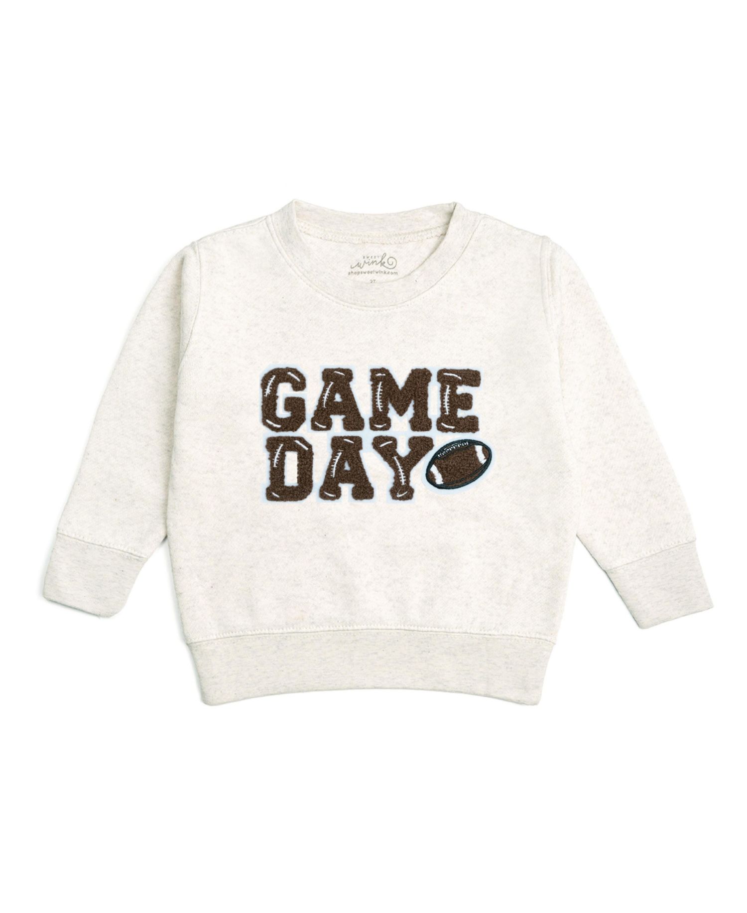 Little Boys(5-8) Game Day Patch Sweatshirt
