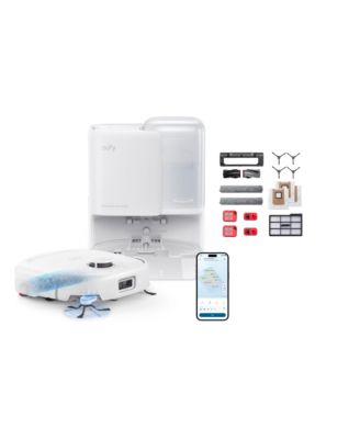 All-in-One Robot Vacuum and Mop Combo E25 with Official Replacement Parts Kit,20,000 Pa Turbo Suction