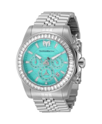 Men's TM-225015 Manta Quartz VD53 Light Blue Dial Watch