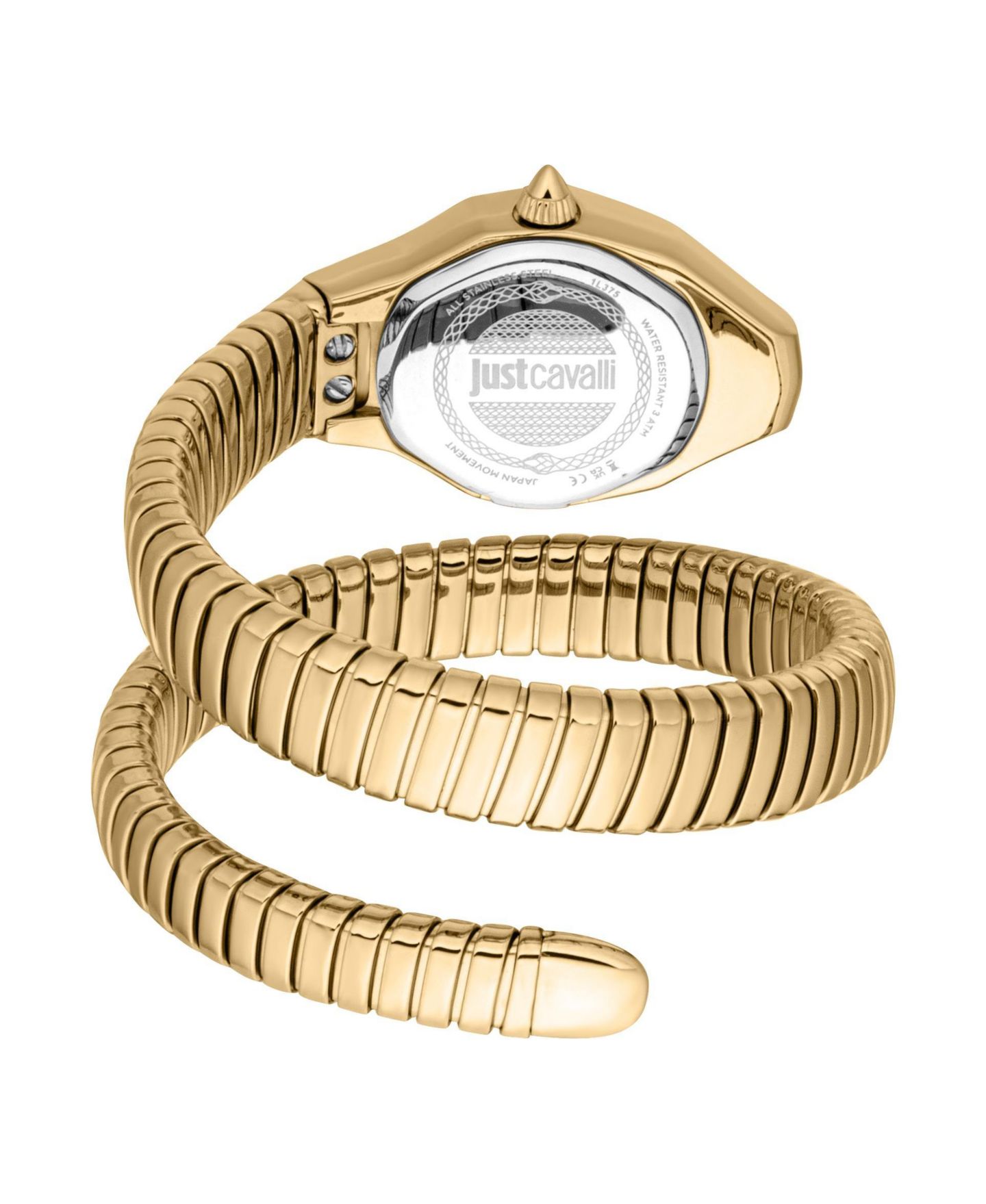 Женские часы Just Cavalli Vivace Quartz IP Stainless Steel Bracelet Watch, цвет: Золотой — фото 2
